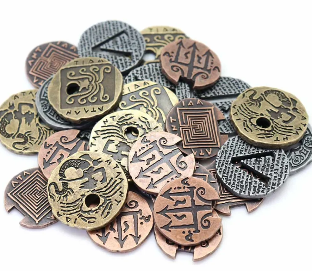 Tout Pour le Jeu 20 Pièces en métal Atlantis