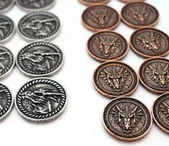 Tout Pour le Jeu 20 Pièces en métal Forged dragon