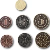 Tout Pour le Jeu 24 Pièces en métal numérotées valeur 1 3 5