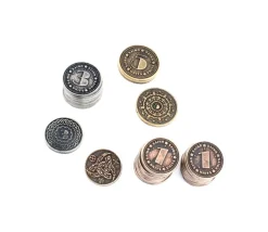 Tout Pour le Jeu 24 Pièces en métal numérotées valeur 1 3 5