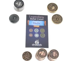 Tout Pour le Jeu 24 Pièces en métal numérotées valeur 1 3 5