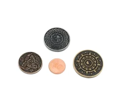 Tout Pour le Jeu 24 Pièces en métal numérotées valeur 1 3 5