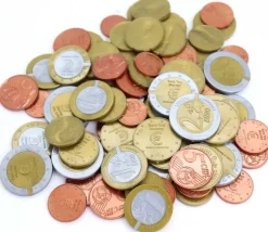 Tout Pour le Jeu 80 Pièces euros en Re-plastique monnaie très réaliste