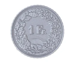 Tout Pour le Jeu 70 Pièces Franc Suisse en plastique monnaie pour jeu