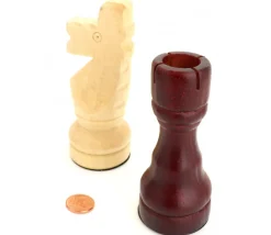 Tout Pour le Jeu 32 Pièces géantes échec en bois 17 cm