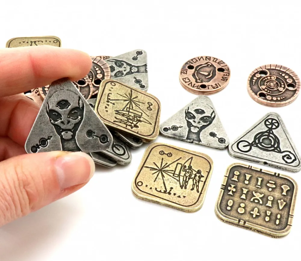 Tout Pour le Jeu 20 Pièces métal Alien