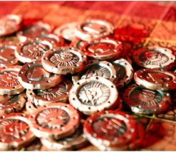 Tout Pour le Jeu 35 pièces métal cuivrées pour jeu L'Antre du Roi de la Montagne