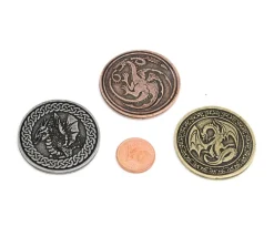 Tout Pour le Jeu 20 Pièces métal Dragon Legendary