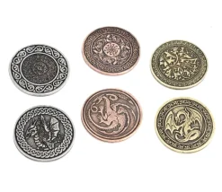 Tout Pour le Jeu 20 Pièces métal Dragon Legendary