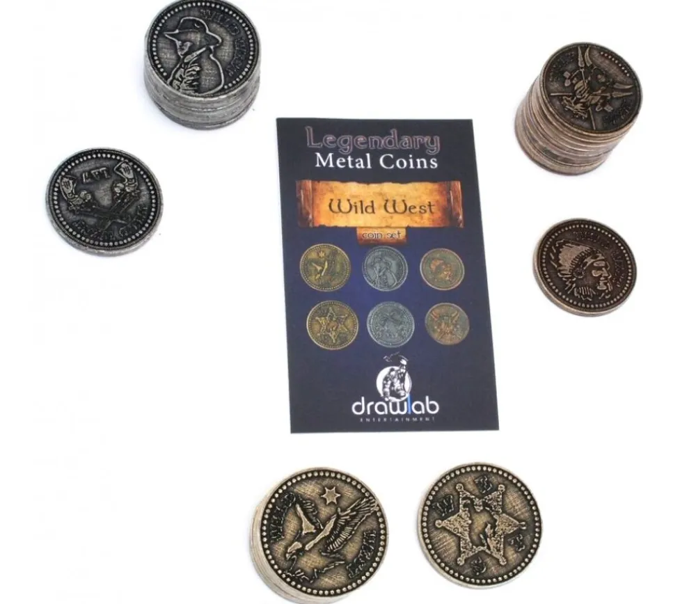 Tout Pour le Jeu 20 Pièces Wild West métal Legendary
