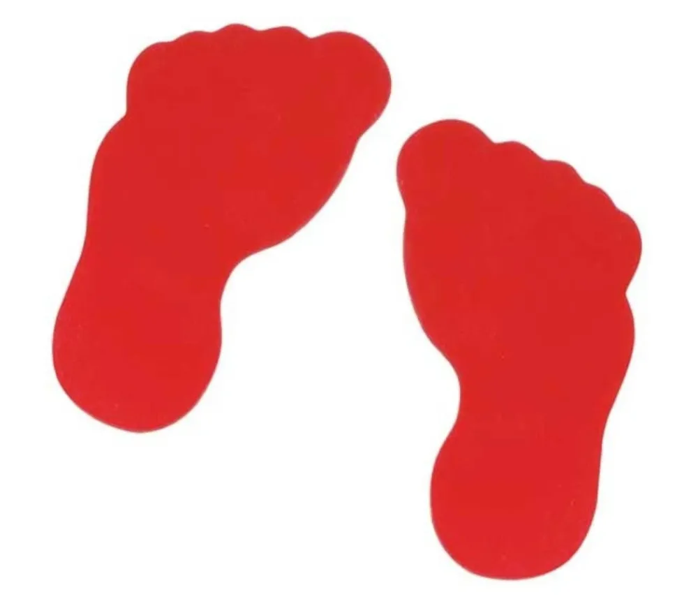 Tout Pour le Jeu 2 Pieds marquage au sol 19 cm - la paire de marqueur