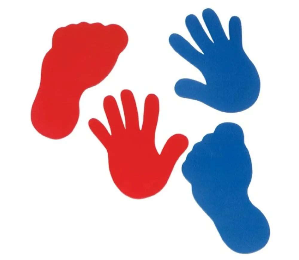 Tout Pour le Jeu 2 Pieds marquage au sol 19 cm - la paire de marqueur
