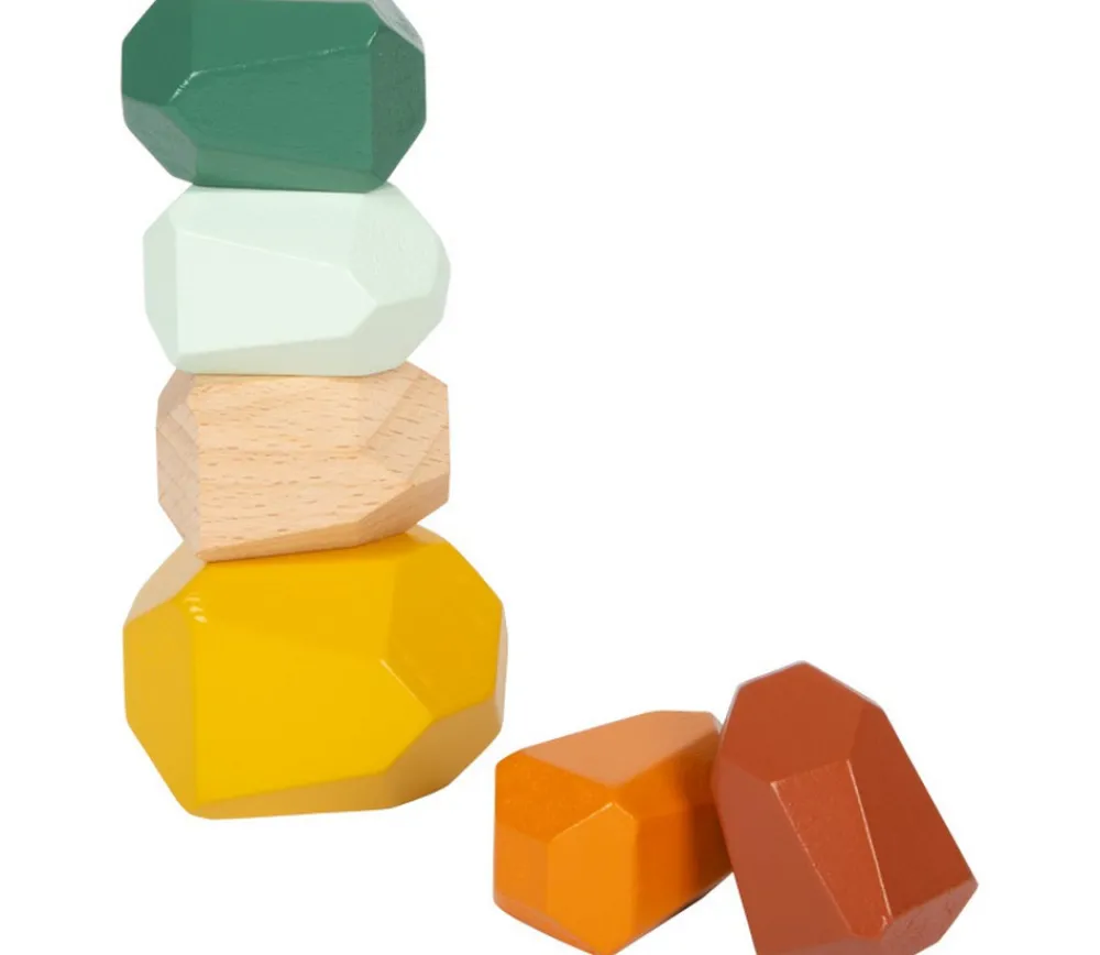Tout Pour le Jeu 18 pierres d'équilibre en bois - jeu