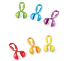 Enfant Tout Pour le Jeu 6 Pinces cuillères pour jeu motricité 11.5 cm