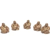 Tout Pour le Jeu 5 Pions bouddha doré 2.5 cm