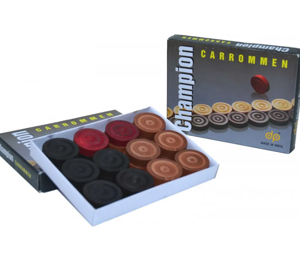 Tout Pour le Jeu 24 pions Carrom Carambole - palets 3 cm