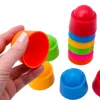 Tout Pour le Jeu 60 pions chapeaux 5 x 6 cm empilables pour jeux