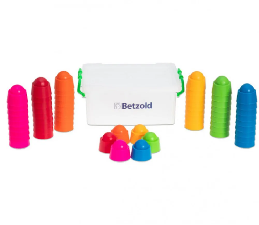 Tout Pour le Jeu 60 pions chapeaux 5 x 6 cm empilables pour jeux