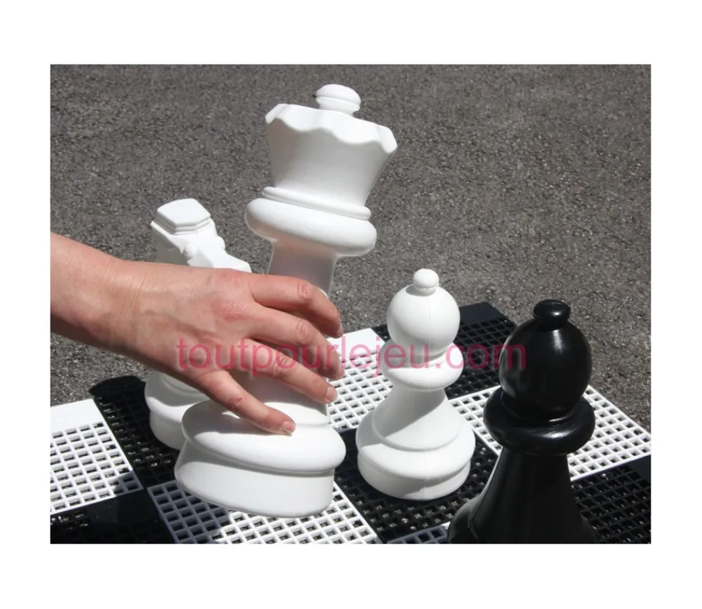 Tout Pour le Jeu 32 pions échecs géants jardin 30 cm de haut