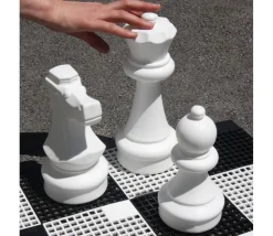 Tout Pour le Jeu 32 pions échecs géants jardin 30 cm de haut