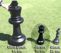 Tout Pour le Jeu 32 pions échecs géants jardin 30 cm de haut