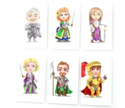 Tout Pour le Jeu 6 pions chevaliers pour vos jeux