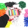 Tout Pour le Jeu 1000 pions cubes multicolores emboîtables 1 cm clipsables