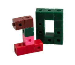 Tout Pour le Jeu 1000 pions cubes multicolores emboîtables 1 cm clipsables