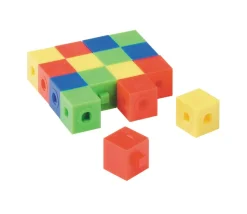 Tout Pour le Jeu 1000 pions cubes multicolores emboîtables 1 cm clipsables
