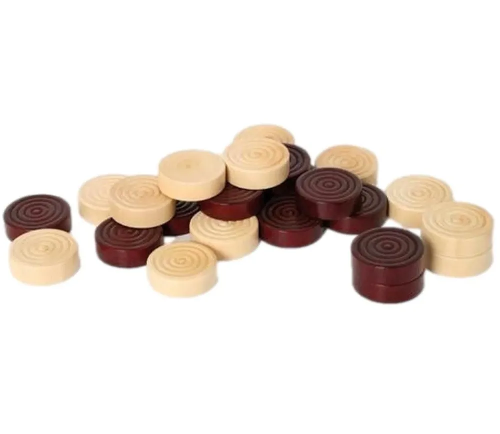 Tout Pour le Jeu 40 Pions de dames géants 4.5 cm de diamètre pour jeu