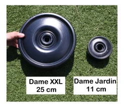 Tout Pour le Jeu 24 Pions de dames géants jardin 11 cm de diamètre