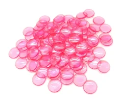 Tout Pour le Jeu 100 Pions de loto ronds 15 mm de diamètre - jetons de la même couleur