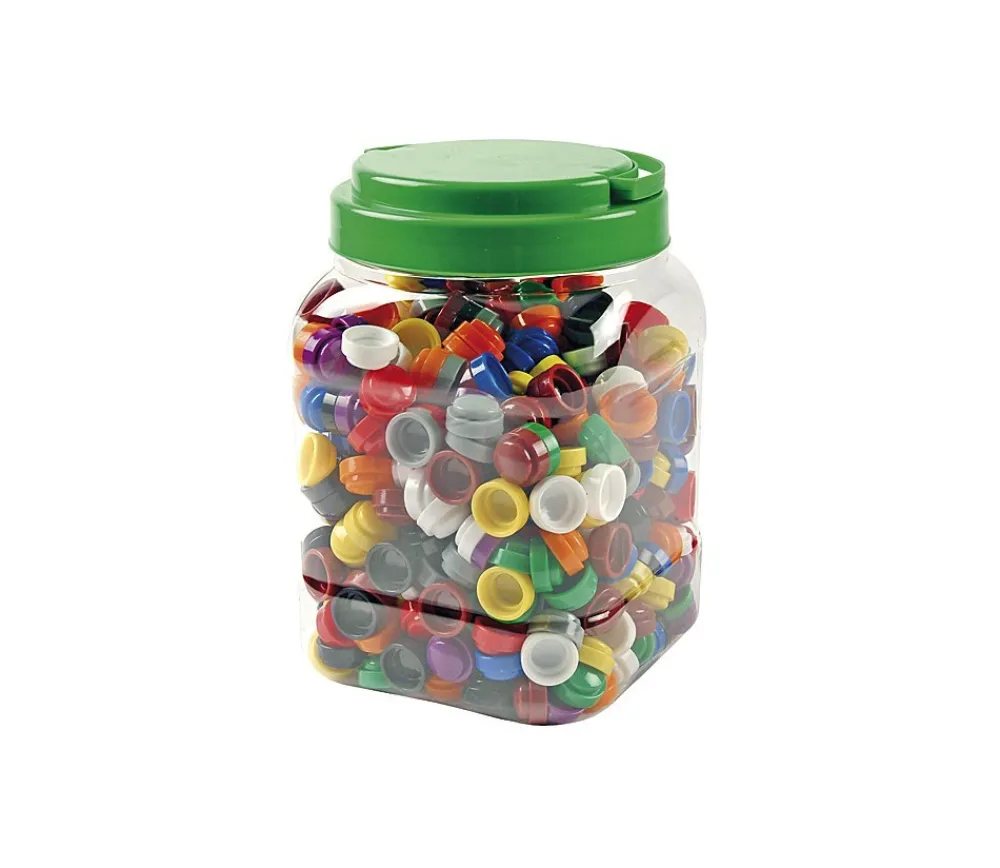 Tout Pour le Jeu 500 Pions empilables de couleur pour jeux 20 x 10 mm
