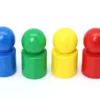 Tout Pour le Jeu 4 pions joueur droit avec boule en bois 15 x 29 mm