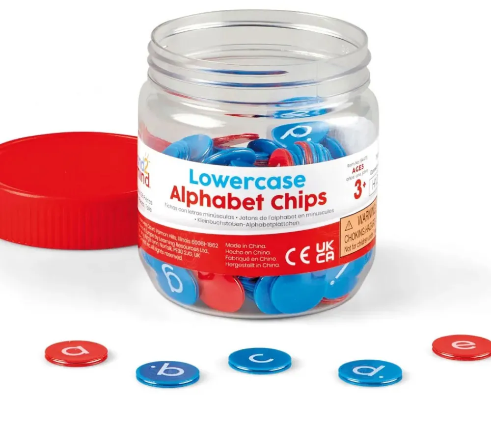 Tout Pour le Jeu 156 pions lettres alphabet - Ø 2 cm (aimantables) en minuscule