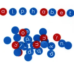 Tout Pour le Jeu 156 pions lettres alphabet - Ø 2 cm (aimantables) en minuscule