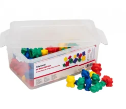Tout Pour le Jeu 96 Pions multicolores famille ours : 3 tailles