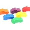 Tout Pour le Jeu 6 Pions multicolores voitures colorées en bois pour jeu 25 x 11 x 8 mm