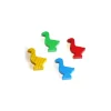 Tout Pour le Jeu 4 pions oie multicolores en bois pour jeu de l'oie 3.5 cm