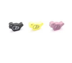 Tout Pour le Jeu 3 Pions oiseaux en bois 25 x 15 x 8 mm décor aile