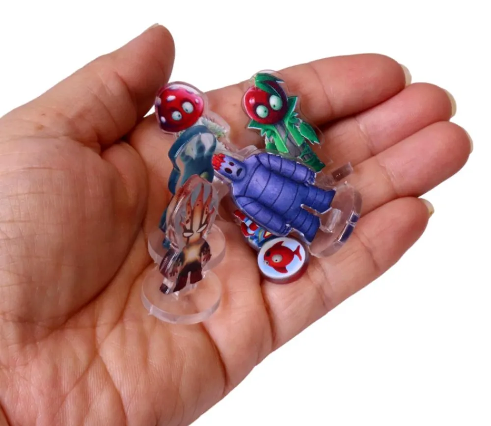 Tout Pour le Jeu 18 Pions personnages Alien Panic 37 x 20 mm