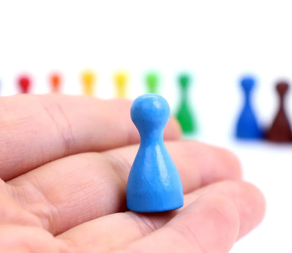 Tout Pour le Jeu 15 Pions Small multicolores en bois pour jeux (15 couleurs)