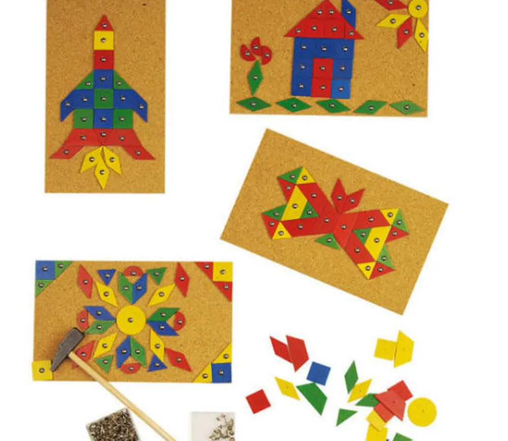 Tout Pour le Jeu 10 Plaques de liège de 15 x 25 cm