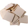 Tout Pour le Jeu 24 plaquettes carrées bois pour mémo à personnaliser 4.2 cm