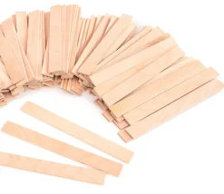 Tout Pour le Jeu 99 plaquettes en bois naturel 18 cm grands batonnets construction jeux