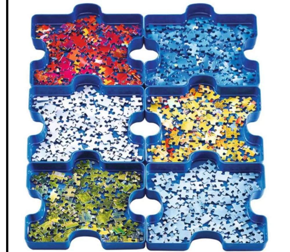Tout Pour le Jeu 6 Plateaux trieurs pièces puzzle RAVENSBURGER