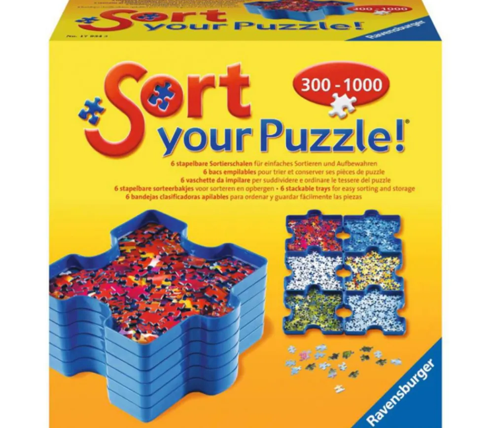 Tout Pour le Jeu 6 Plateaux trieurs pièces puzzle RAVENSBURGER
