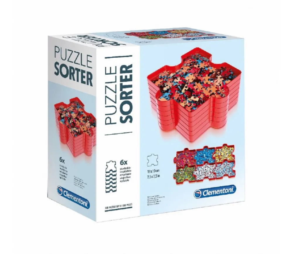 Tout Pour le Jeu 6 Plateaux trieurs puzzle CLEMENTONI