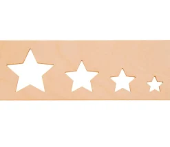 Tout Pour le Jeu 8 pochoirs traçages formes géométriques en bois