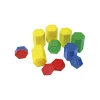 Tout Pour le Jeu 54 Poids empilables 3 cm de diamètre en plastique pour balance.